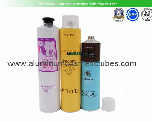 China Cosmetic Hand Cream Aluminum Tube , Skin Care Aluminum Squeeze Tube Packaging supplier