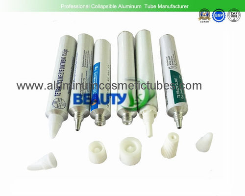 China Aluminum Refillable Squeeze Tubes , Lotion Tube Containers Silk Screen Printing supplier