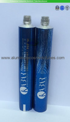 China Soft Collapsible Aluminum Cosmetic Tubes 15ml 30ml Food Grade Inner Coating supplier