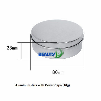 China 80g Cosmetic Packaging Face Body Care Cream Empty Aluminum Container Jars supplier